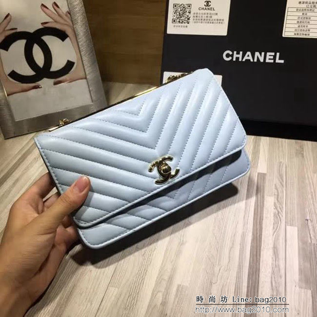 香奈兒CHANEL V982新款新顏色專櫃品質羊皮鏈條小包 DSC1258